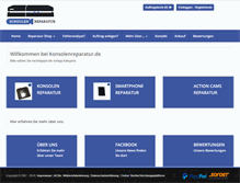 Tablet Screenshot of konsolenreparatur.de